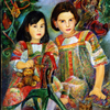 портрет Клер и Тамары Дамари