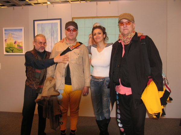С немецкими художниками и персидской Музой Нику Тархани